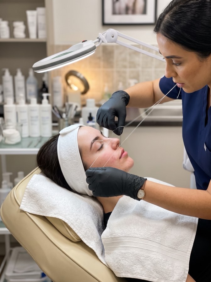 Facial completo con hilo